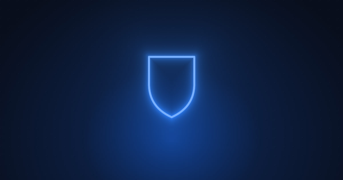 Cyber Security category cover — a shield icon on a dark navy background