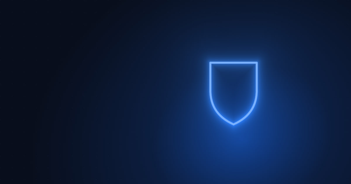 Cyber Security category cover — a shield icon on a dark navy background